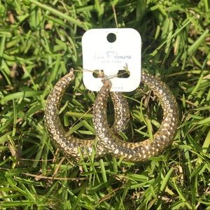 Textured Hoop Earrings